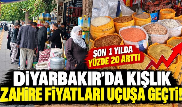 Diyarbakır’da Kışlık Zahire Fiyatları Uçuşa Geçti!