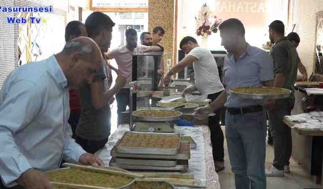 Kulp'ta Bayram tatlısı hazırlığı başladı