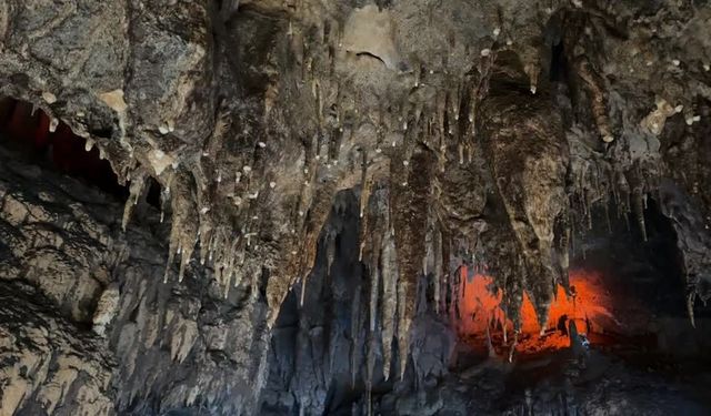 Gökgöl Mağarası bayram tatilinde yaklaşık 4 bin kişiyi ağırladı