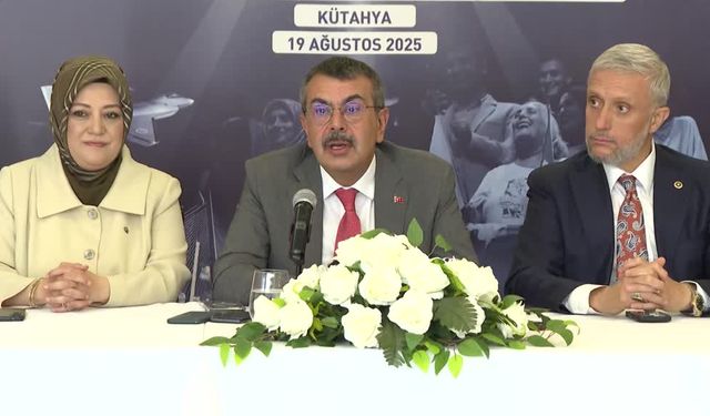 Bakan Yusuf Tekin: Kararlılıkla terörsüz Türkiye’ye gidiyoruz