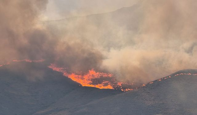 Yunanistan’da orman yangınları gece boyu tahliyelerle sürdü
