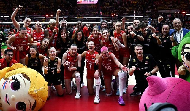 A Milli Kadın Voleybol Takımı Dünya Şampiyonası’nda finale çıktı