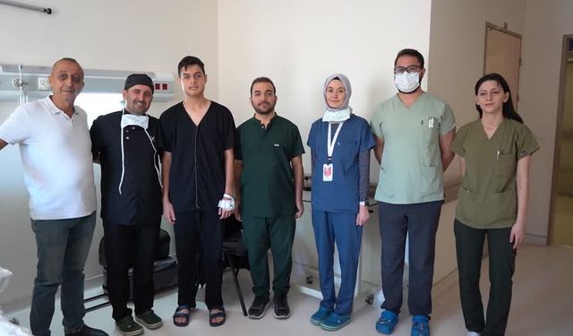 Çene eklem bozukluğu yaşayan hasta ameliyatla sağlığına kavuştu