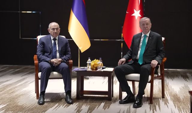 Cumhurbaşkanı Erdoğan, Ermenistan Başbakanı Paşinyan'ı kabul etti