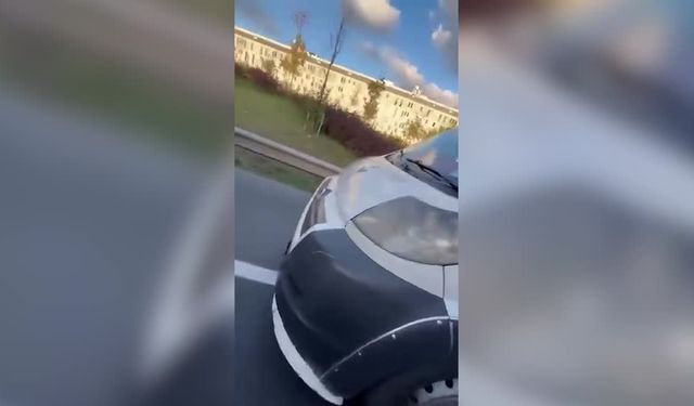 Emniyet şeridini kullanan 3 servis sürücüsüne para cezası