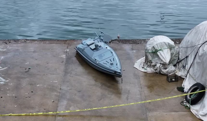 Balıkçılar tarafından insansız deniz aracı bulundu