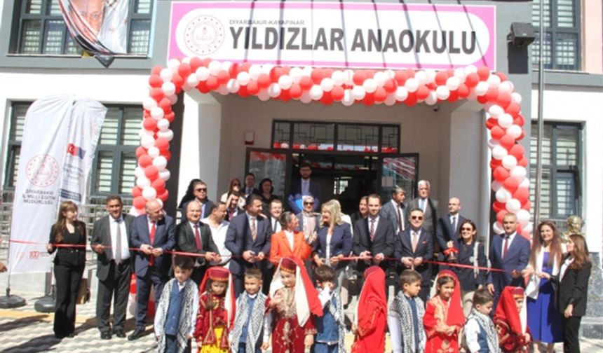 Diyarbakır’da  Yeni Anaokulu hizmete girdi