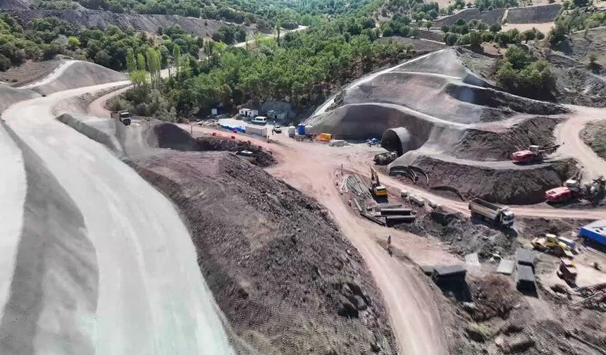 Ankara-Samsun hızlı treninde Delice-Çorum etabında çalışmalar hızlandı