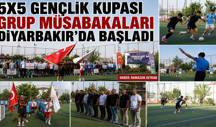 5x5 Gençlik Kupası Grup Müsabakaları Diyarbakır’da Başladı