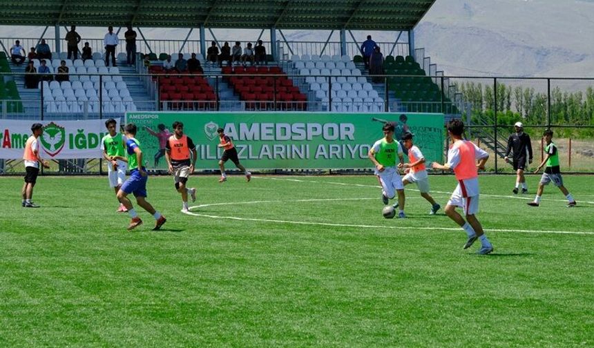 Amedspor Akademi Iğdır-Ağrı Seçmeleri tamamlandı