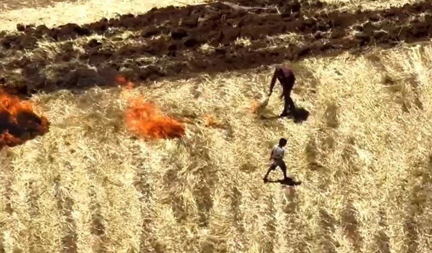 Dicle Elektrik dronları  anız yakanları da tespit etti