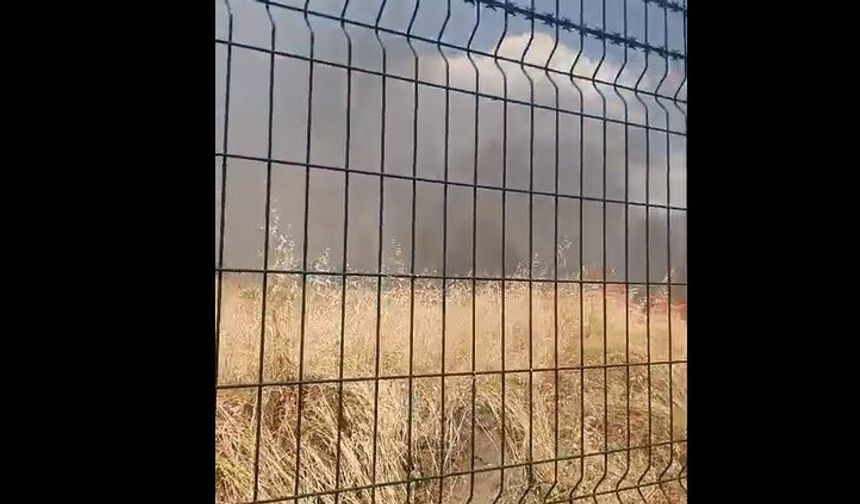 Diyarbakır'da Kent Merkezinde anız yangını paniği