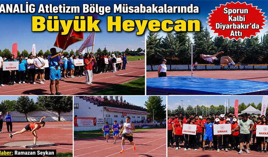 ANALİG Atletizm Bölge Müsabakalarında Büyük Heyecan