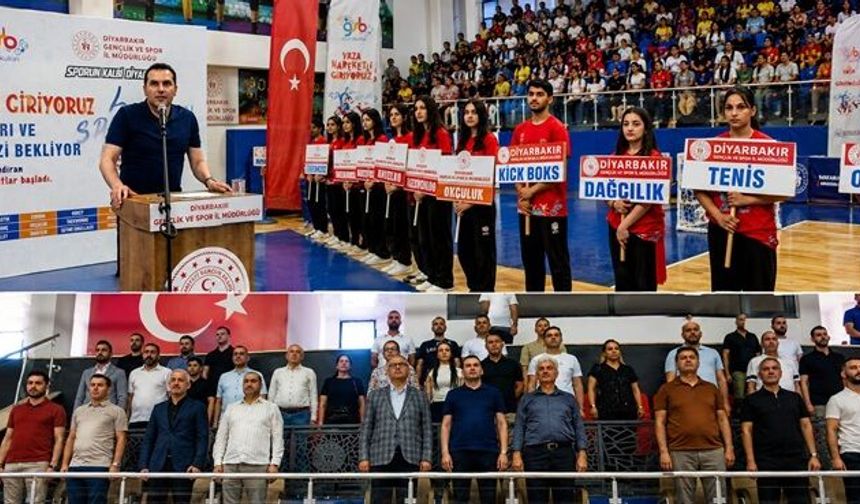 Diyarbakır'da GSB Spor Okulları ve GSB Engelsiz Spor Okulları Coşkuyla Açıldı