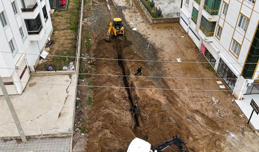 DİSKİ’den kırsal mahallelere 40 kilometre kanalizasyon şebekesi