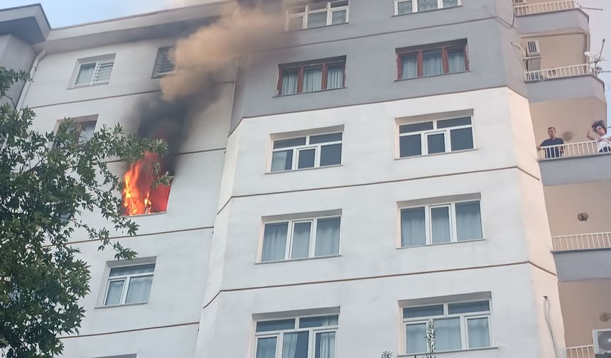 Batıkent Sitesi'nde Korkutan Yangın