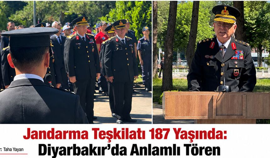 Jandarma Teşkilatı 187 Yaşında: Diyarbakır’da Anlamlı Tören