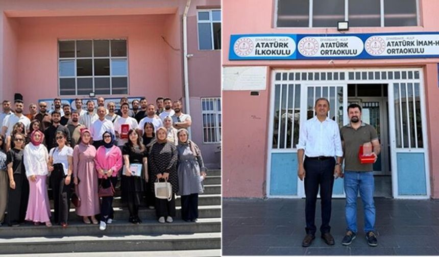 Kulp'ta Tayini Çıkan Öğretmenlere Plaketli Veda
