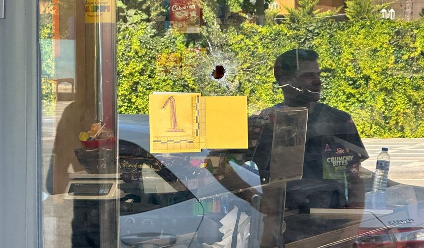 Markete silahlı saldırı düzenlendi