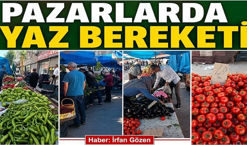 Diyarbakır Semt Pazarlarında Yaz Bereketi