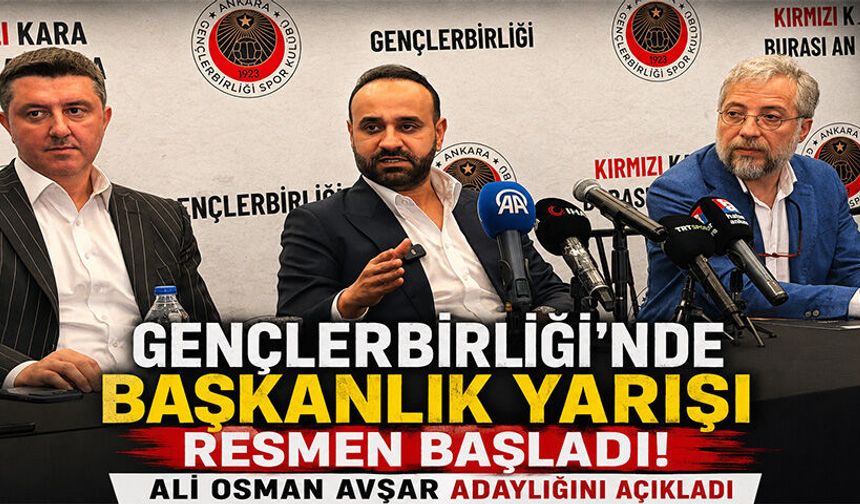 Gençlerbirliği'nde Başkanlık Yarışı Resmen Başladı! Ali Osman Avşar Adaylığını Açıkladı