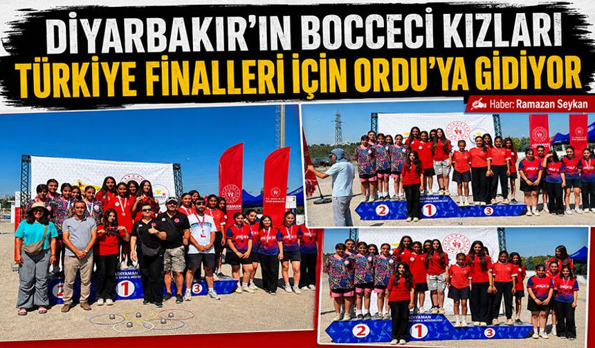 Diyarbakır'ın Bocceci Kızları Türkiye Finalleri için Ordu'ya gidiyor