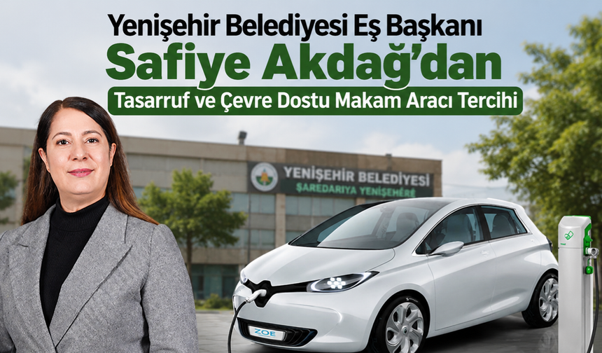 Diyarbakır'da Yenişehir  Belediye Başkanı Tasarruf ve Çevre Dostu Makam Aracı Terci Etti