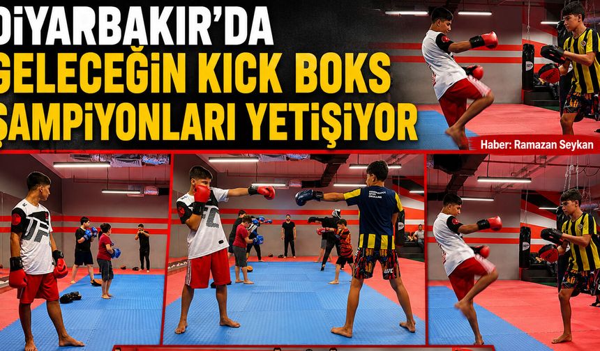 Diyarbakır'da Geleceğin Kick Boks Şampiyonları Yetişiyor