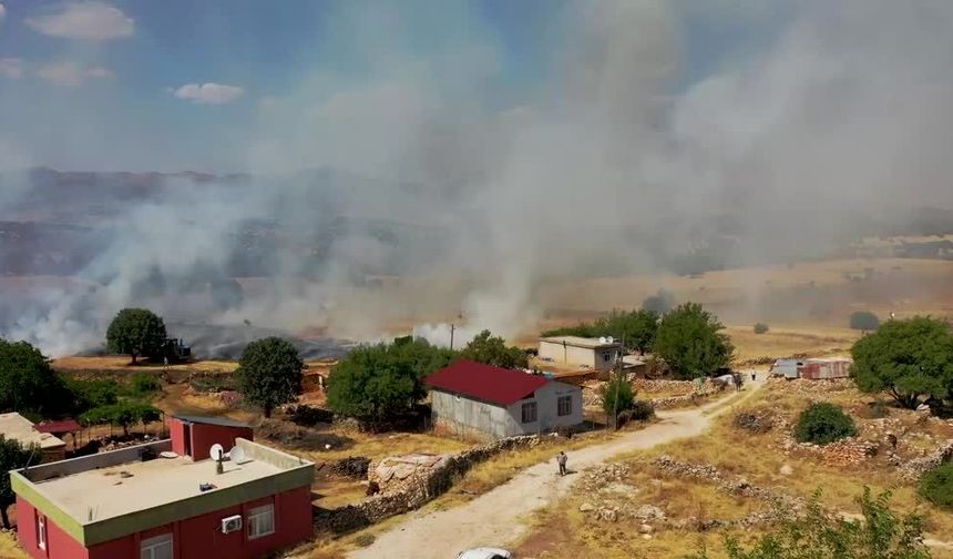 Diyarbakır’da yangına karşı kulelerden sahaya kesintisiz takip