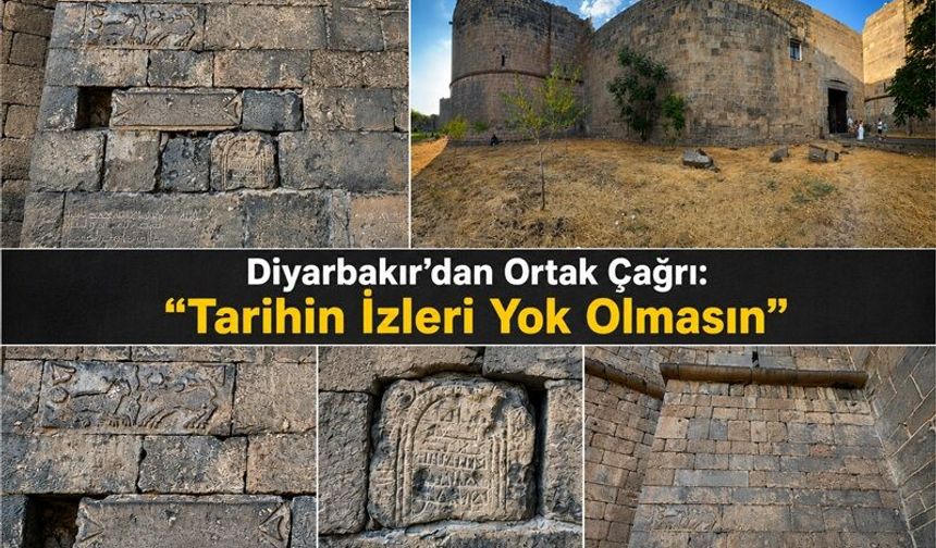 Diyarbakır’dan Ortak Çağrı: "Tarihin İzleri Yok Olmasın"