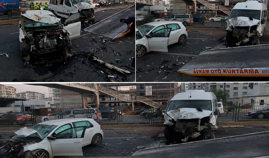 Şanlıurfa Yolunda Korkunç Kaza: Transit ile Otomobil Çarpıştı, 3 Yaralı