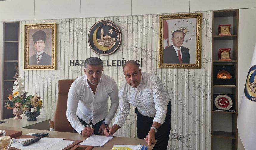 Hazro belediyesinde işçileri sevindiren sözleşme