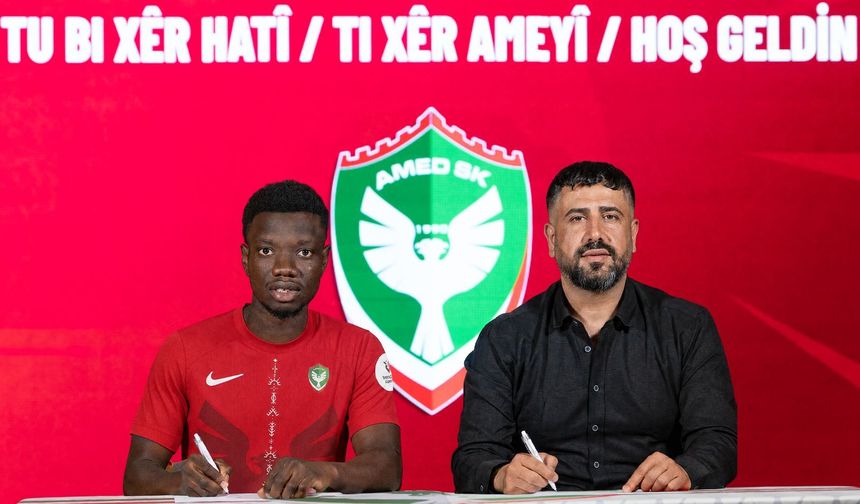 Amedspor, Amadou Cissé ile 3 Yıllık Sözleşme İmzaladı