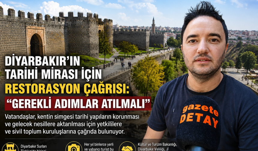 Diyarbakır'ın Tarihi Mirası İçin Restorasyon Çağrısı: "Gerekli Adımlar Atılmalı"