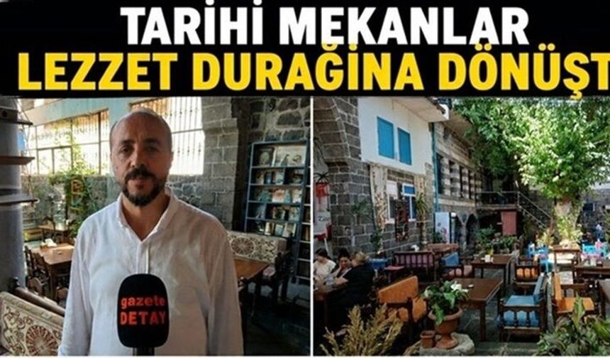 Diyarbakır'ın Tarihi Evleri Lezzet Duraklarına Dönüştü