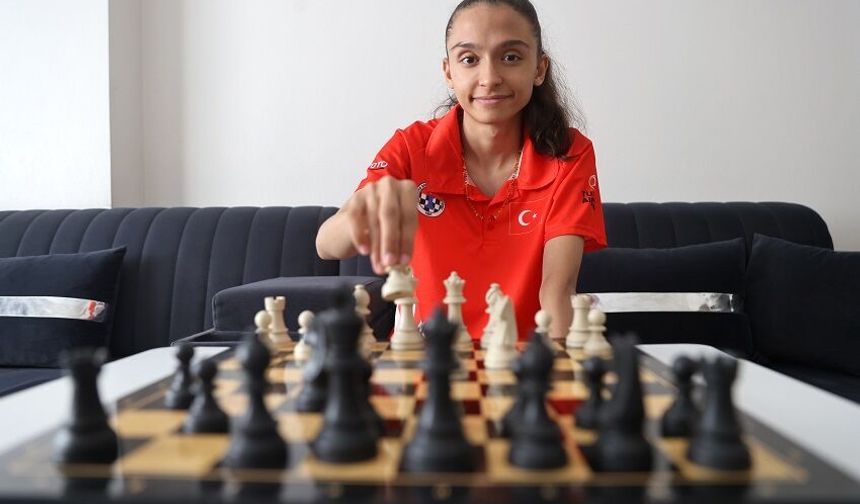 Mardinli Milli Satranççı Tuana Abak'ın Yeni Hedefi Dünya Şampiyonluğu