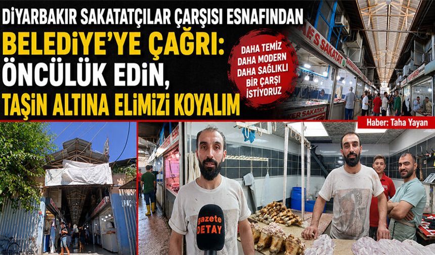 Diyarbakır Sakatatçılar Çarşısı Esnafından Belediye’ye Çağrı: Öncülük Edin, Taşın Altına Elimizi Koyalım