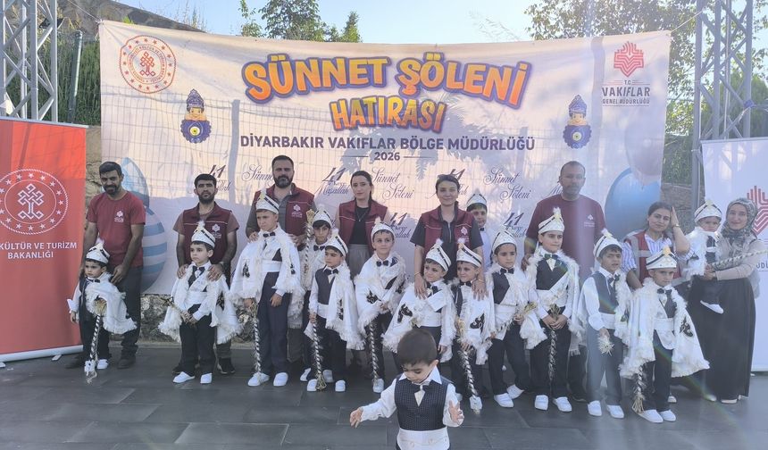 Bingöl’de Vakıflar Bölge Müdürlüğünce sünnet programı düzenlendi