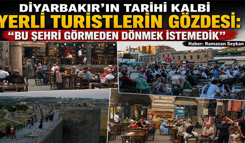 Diyarbakır'ın Tarihi Kalbi Yerli Turistlerin Gözdesi
