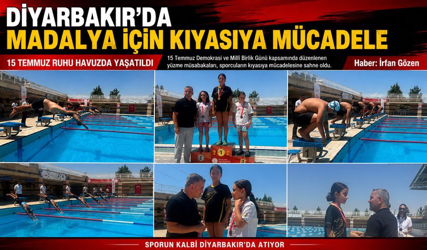 Diyarbakır'da Madalya İçin Kıyasıya Mücadele