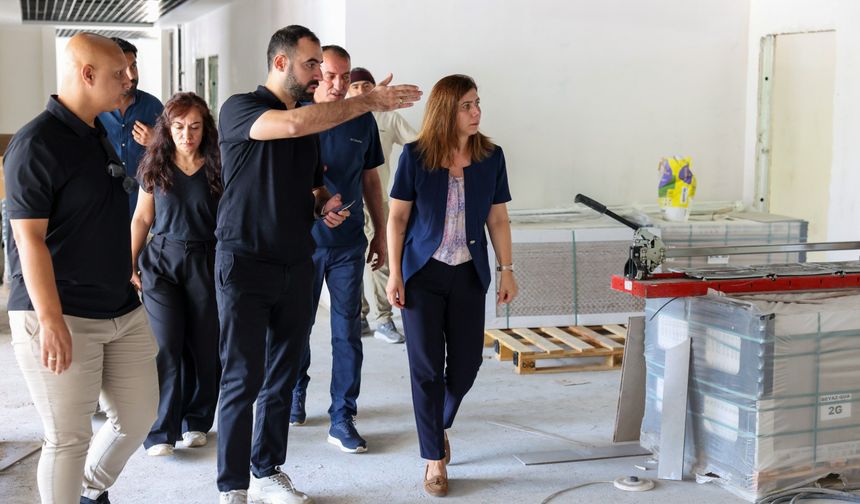 Eşbaşkan Bucak, çalışma alanlarını inceledi
