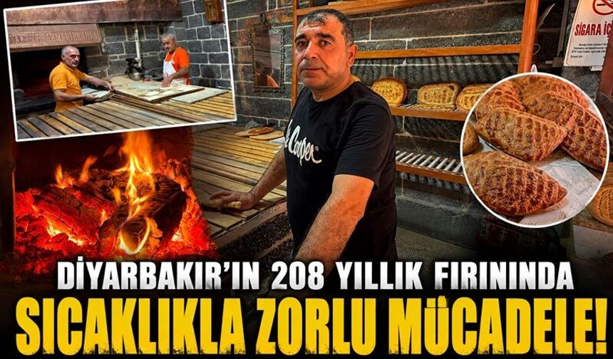 Diyarbakır’ın 208 Yıllık Fırınında Sıcaklıkla Zorlu Mücadele