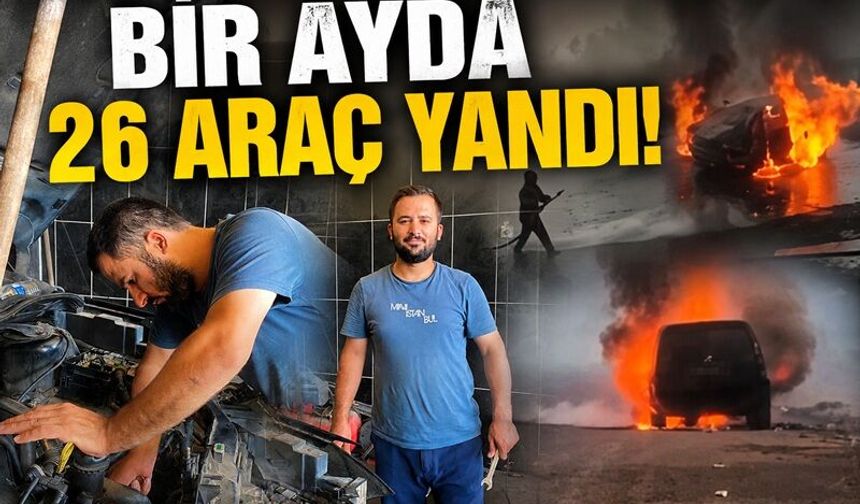 Diyarbakır’da Bir Ayda 26 Araç Yandı