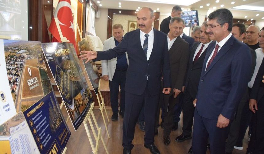 O ilde "Altınkent Projesi" tanıtıldı