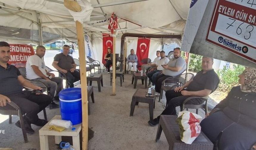 Diyarbakır'da İşten Çıkarılan İşçilerin Adalet Nöbeti 763'üncü Gününde