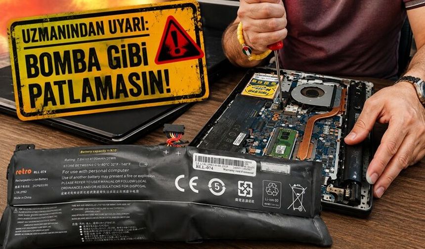 Diyarbakır’da Sıcaklar Laptop Bataryalarını Şişirdi: Uzmanından “Bomba Gibi Patlamasın” Uyarısı