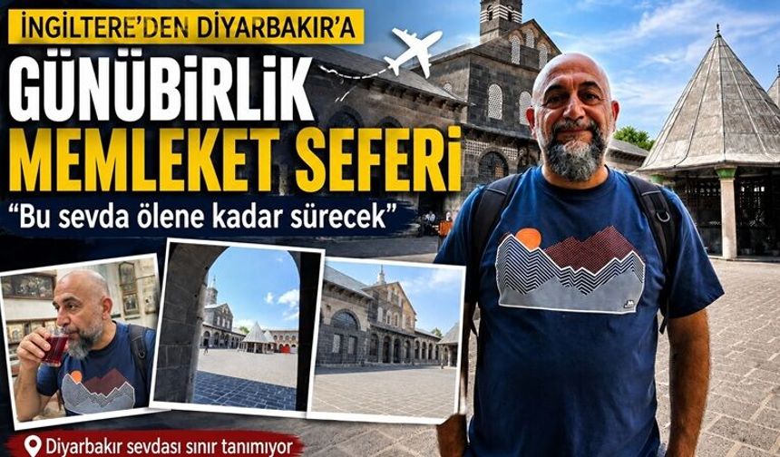 İngiltere’den Diyarbakır’a Günübirlik Memleket Seferi: “Bu Sevda Ölene Kadar Sürecek”