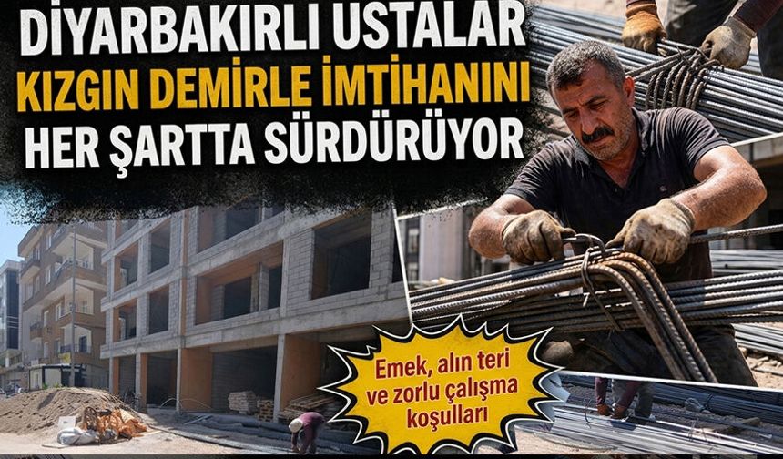 Diyarbakırlı Ustaların Kızgın Demirle imtihanı sürüyor
