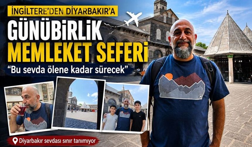 İngiltere’den Diyarbakır’a Günübirlik Memleket Seferi: “Bu Sevda Ölene Kadar Sürecek”