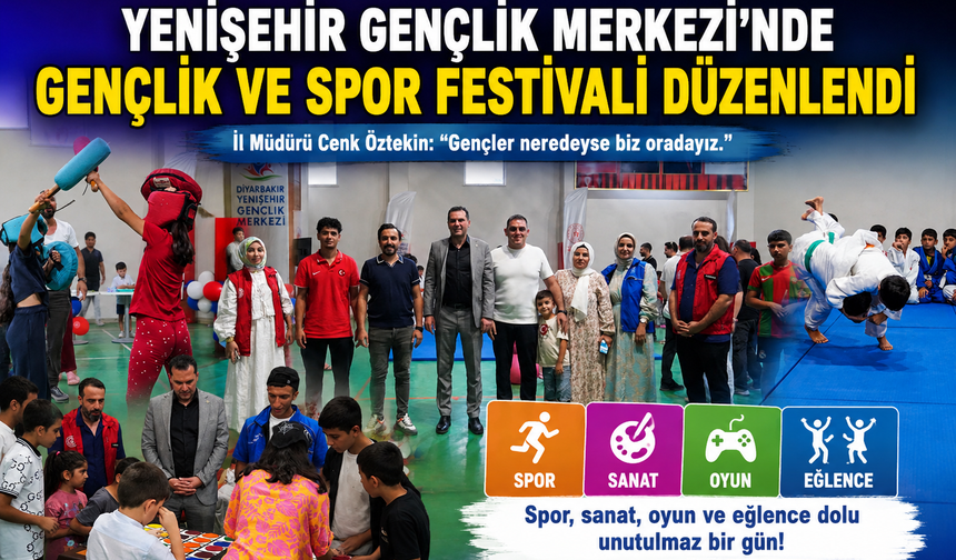 Yenişehir Gençlik Merkezi’nde Gençler Festivalde Buluştu
